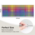 thumbnail image 5 of Multi Color Plaid Checkered Pattern Kitchen Rug Mat,Kitchen Runner Rugs Non Skid Washable,Decorative Kitchen Floor Mats for Kitchen,Sink,Laundry,17"X47", 5 of 5