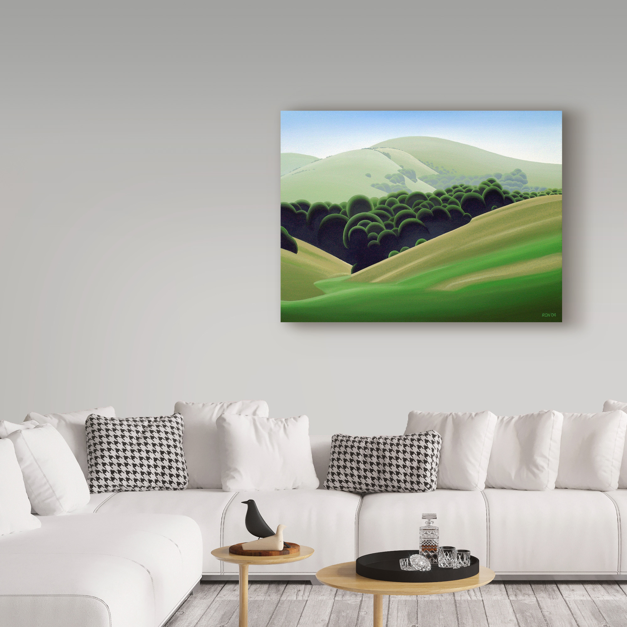 Trademark Fine Art 'Near Petaluma' Canvas Art by Ron Parker