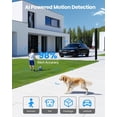 thumbnail image 4 of Solar Cameras Outdoor, 2 Pack 3MP Cameras Outdoor, Pan Tilt 360?WiFi Camera with Color Night Vision/PIR Sensor/2-Way Audio/Alexa/ Assistant, 4 of 6