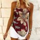 thumbnail image 5 of TaTaai Retro Bohemian Women Camisole Cute Irregular Hem Sleeveless T-shirt Versatile Casual Fashion Lightweight Breathable Machine Washable Daily Wear Tank Top Gift, 5 of 6