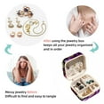 thumbnail image 4 of Thanksgiving Grapes Travel Portable Square Jewelry Box for Rings Earrings Necklaces Bracelets Girls Women Display Case Holder Organizer Stand Storage Box, 4 of 6
