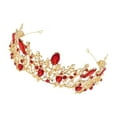 thumbnail image 7 of IBASETOY Bridal Tiara with Rhinestone for Wedding Decoration for Women 1Set, 7 of 7