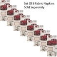 thumbnail image 6 of Newbridge Pine Hill Christmas Tree Farm 52 x 52 inch Square Fabric Holiday Tablecloth, 6 of 6
