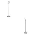thumbnail image 2 of Baohd Contemporary Table Number Holder Photo Stand for Trendy Hotel Settings Silvery 35cm 2Set, 2 of 6