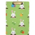 thumbnail image 1 of KXMDXA Easter Cute White Rabbit Clipboard Hardboard Wood Nursing Clip Board and Pull for Standard A4 Letter 13x9 inches, 1 of 8