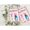thumbnail image 4 of Darling Souvenir Pink Birthday Invitation Card 28 Pcs Fill or Write In Blank Invites Printable Party Supplies 5 x 7 Inches, 4 of 5