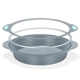 thumbnail image 2 of To encounter 31 Pieces Silicone Baking Pans Set, Nonstick Bakeware Sets, BPA Free Silicone Molds, with Metal Reinforced Frame More Strength, Light Grey, 2 of 9