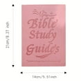 thumbnail image 2 of Bible Study Notebook, 66 Page Scripture Journal Planner for Christians, Guided Note Taking, Personal Reflection, Gift for Men Women, Group Study Guide (Pink), 2 of 6