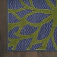 thumbnail image 6 of Nourison Aloha Outdoor Navy Multicolor 2' x 6' Area Rug (2x6), 6 of 8