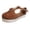 Brown, variant on Sneakers for Women Slip On Low Top Walking Shoes Casual Summer Comfort Non Slip Flat Loafers, 36