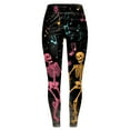 thumbnail image 7 of adviicd Womens Halloween Soft Comfy Leggings Printed Stretchy Leggings Yoga Pants (Grey, XXL), 7 of 7