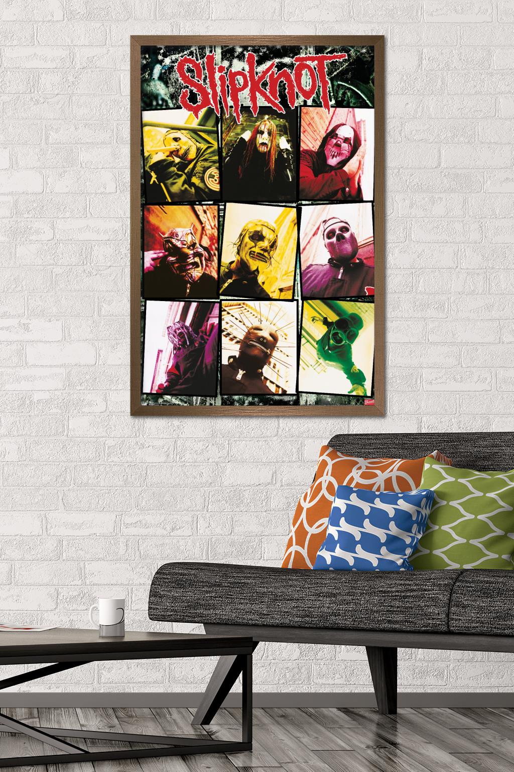 Slipknot - Grid Wall Poster, 22.375" x 34" Framed