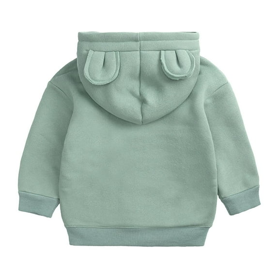 Odeerbi Baby Boys Girls Coats Outerwear Jackets Spring Kids Hoodies Bear Ears Hoody Children Pullover