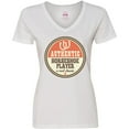 thumbnail image 3 of Inktastic Horseshoe Player Gift Women's V-Neck T-Shirt, 3 of 5