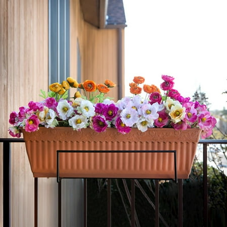 Sun Joe Flower Box Holder, Black