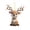 G, variant on Hyknon Cute Acrylic Christmas Ornaments Pendant, Clear 2D Flat Festive Decor with Hanging Rope, Thick Reindeer Rearview Mirror Pendant, Portable Hanging Decor for Xmas Tree Car Backpack Holiday Gifts