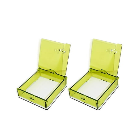 Make Store Card Payment Set of 2, Detachable Acrylic Cosmetics Makeup Jewelry Organizer Storage Box / Business Name Card Container ()