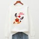 thumbnail image 5 of Navidad moda mujer casual manga larga impreso damas sudaderas tops Pompotops gfhjh14919, 5 of 5