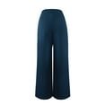 thumbnail image 4 of High Waisted Work Pants for Women Business Casual Outfits Office Trousers with Pockets, 4 of 5