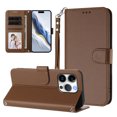 thumbnail image 3 of Funda Cartera GANGXUN para iPhone 16 Pro – Cierre Magnético, Protección RFID, Correa Desmontable, Compatible con Carga Inalámbrica, 3 of 6