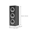 thumbnail image 2 of Black Paper Speaker Candy Box for Retro Music Party 2Pcs Pack, 2 of 4