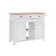 thumbnail image 1 of Linon Îlot de Cuisine en Bois Sheridan Blanc, 1 of 20