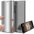 thumbnail image 1 of Compatible With Galaxy S10 Plus Cover Mirror Cell Phone Case, Cover Clear View Pu Leather Case Flip Protective Cover Wallet Cell Phone Case Flip Case Wallet Case Leather Cover For Galaxy S10 Plus, 1 of 4