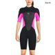 thumbnail image 4 of Greeniant Traje de buceo de alta eficiencia a prueba de frío de una pieza estilo de manga corta transpirable agradable a la piel traje de baño clásico Deportes acuáticos Mujer Rosa SG Greeniant OD020692-23, 4 of 6