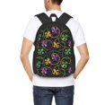 thumbnail image 4 of Fotbe Mardi Gras6 Mochila para Hombre y Mujer - Tela Oxford 600D Resistente - Mochila Impermeable de Gran Capacidad para Escuela, Viajes y Senderismo, 4 of 6