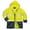 Yellow & Black, variant on US768 Large Hi-Visibility 5-in-1 Waterproof Executive Jacket, Yellow & Black - Regular
