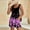 Hot Pink, variant on Summer Tank Top Romper for Women Casual Floral Print Short Jumpsuit with Pocket Tie Shoulder One Piece Workout Overalls, Purple, XXXL