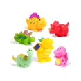 thumbnail image 1 of 6 PCS Dinosaur Bath Toys for Kids 1-5,No Hole Toddler Dinosaur Sets Bath Toys, No Hole No Mold Bathroom Toys Dinosaur Toys for Kids,Bath Toys No Mold, 1 of 5