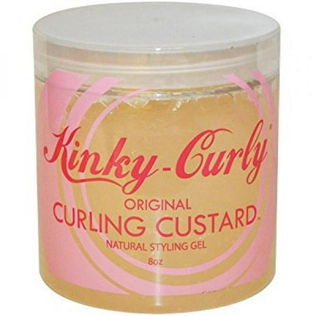 Kinky Curly Curl Custard Gel 8 Oz Walmart Com