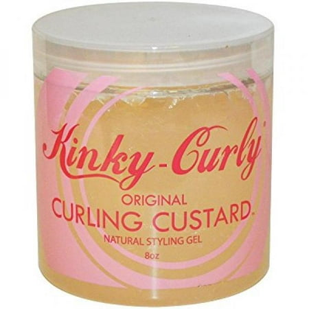 Kinky Curly Curl Custard Gel, 8 oz (Best Products For Kinky Coily Hair)