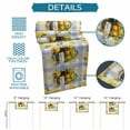 thumbnail image 6 of Lemon Basket Summer Table Runner 90 Inches, Eucalyptus Blue Yellow Plaid Bed Runner Dresser Scarves Tabletop for Indoor Outdoor Parties/Ceremony/Banquet, 13" x 90", 6 of 9