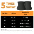 thumbnail image 2 of MISS MOLY Women's Sauna Suit Waist Trainer Sweat Enhancing Workout Body Shaper Waist Trimmer Workout Shapewear, 2 of 6