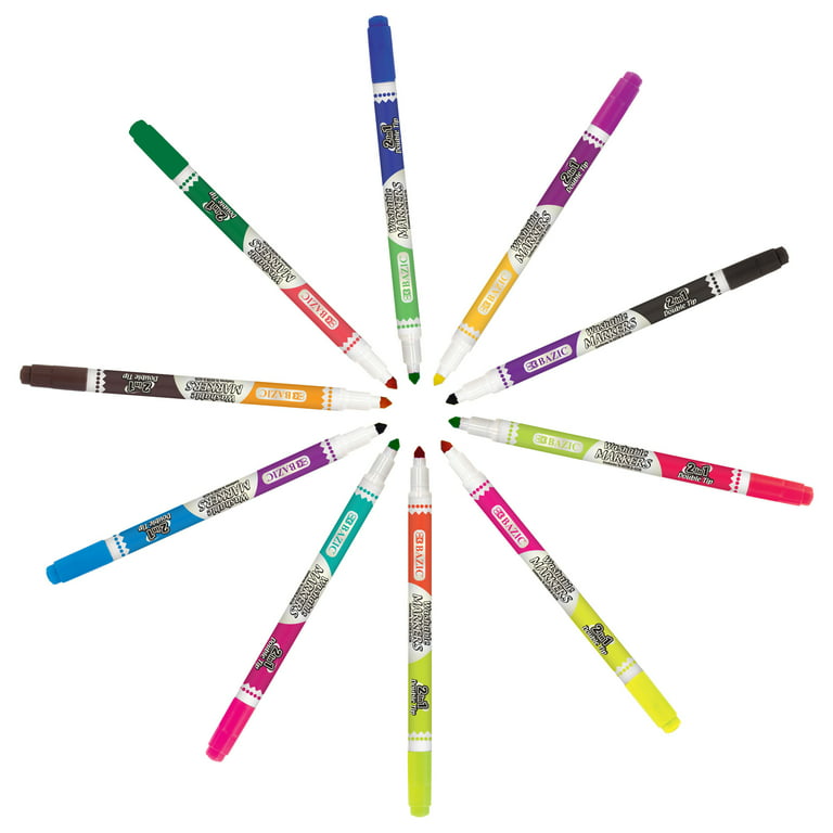 Bazic Bold Line Permanent Markers Asst Colors 3pk – Venture Together's  Just-A-Buck Garnerville