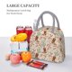 thumbnail image 5 of Balery Floral Cowboy Boots Bolsa de Almuerzo para Mujeres, Caja de Almuerzo, Bolsa de Almuerzo Pequeña Impermeable, Tote de Almuerzo Reutilizable con Gran Capacidad, 5 of 6
