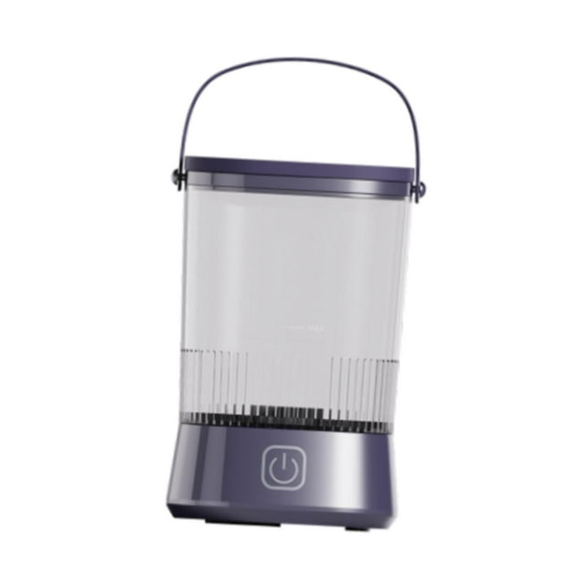 Máquina eléctrica para limpiar brochas de maquillaje, limpiador automático de brochas de maquillaje portátil, herramienta para brochas de maquillaje violeta