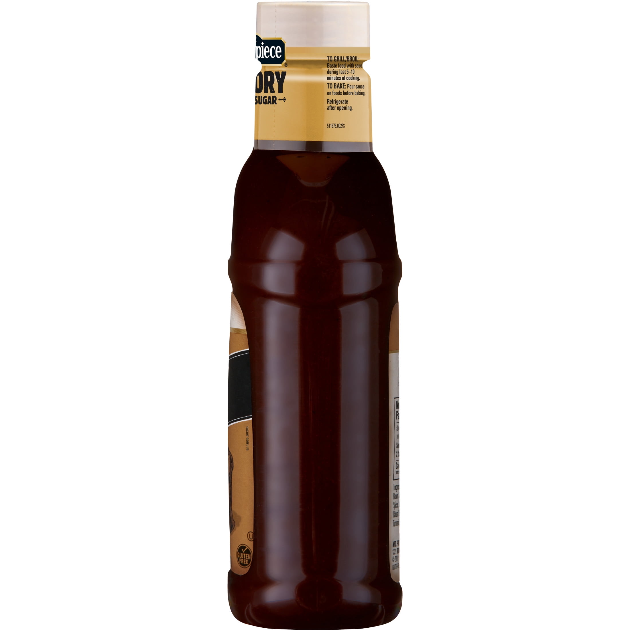 (3 pack) KC Masterpiece Hickory Brown Sugar Barbecue Sauce, 40 fl oz Bottle