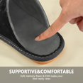 thumbnail image 6 of Plush rubber slippers soft gauze slippers with waterproof and wear -resistant shoes A Black Lion, 6 of 8