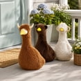 thumbnail image 4 of 23'' Porch Goose Outfit, Sheep Themed Costume for 23 Inch Lawn Goose Statue, Farmhouse Outdoor Yard Patio Garden Holiday Decor, 4 of 6
