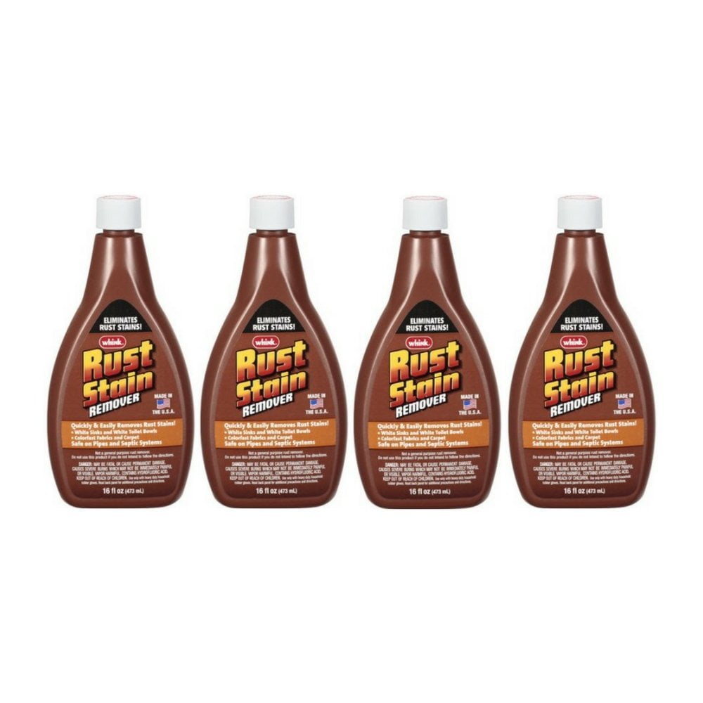Whink Rust Stain Remover, 16 Fluid Ounce Pack of 4