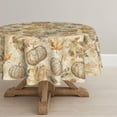 thumbnail image 1 of Nappe d'Automne X Rectangulaire Feuilles d'Érable de Récolte d'Automne Citrouille Lavable Housse de Table Saisonnière pour Fête Pique-Nique Décoration de Souper, 1 of 6