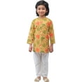 thumbnail image 1 of Ahhaaaa Kids Ethnic Cotton Printed Kurta Pyjama Set for Boys, 1 of 5