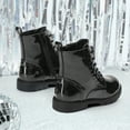 thumbnail image 4 of BURUDANI Kids Combat Ankle Boots Side-Zip Closure for Toddler & Little Kid, 4 of 6