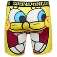 thumbnail image 2 of SpongeBob SquarePants 848658-um 32-34 Huge Smile Mens Boxer Briefs, Yellow - Medium 32-34, 2 of 3
