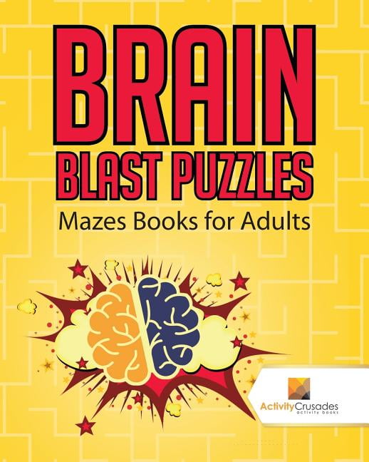 Brain Blast Puzzles Mazes Books for Adults (Paperback)