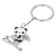 thumbnail image 2 of Llaveros de Metal Llaveros de Estilo de esquí de Moda con Forma Linda para Regalos de Recuerdos de competiciónX‑1280 Ski Panda Silver, 2 of 5
