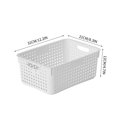 thumbnail image 3 of Storage Basket, Plastic Storage Container, Large Capacity Tabletop Snack and Vegetable Organizer, Space-Saving Kitchen Storage Box with Handles, Multipurpose Home Storage Solution, 3 of 9